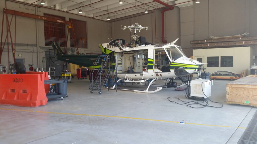 Air Medical rotorcraft down for maintenance